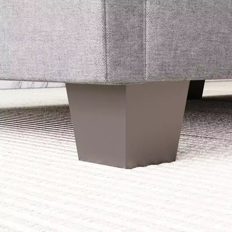 107,8 L-förmiges 3-Sitzer-Sofa mit Ottoman
