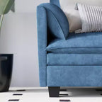 107,8 L-förmiges 3-Sitzer-Sofa mit Ottoman