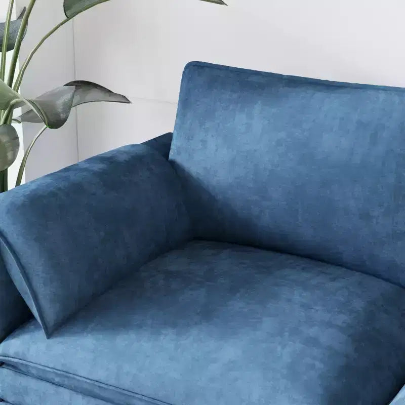 107,8 L-förmiges 3-Sitzer-Sofa mit Ottoman