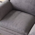 107,8 L-förmiges 3-Sitzer-Sofa mit Ottoman