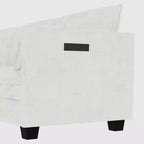 107,8 L-förmiges 3-Sitzer-Sofa mit Ottoman