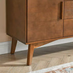 Mid Century Modern 47.3 Holz-Anrichte mit 2 Türen und 3 Schubladen