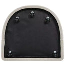 Sessel mit geschwungener Rückenlehne,Drehsessel mit Fußkreuz,Rollen,runder Sitz,neutraler strukturierter Stoff,Loungesessel für Wohnzimmer,Schlafzimmer