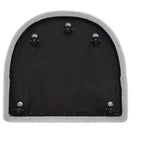 Sessel mit geschwungener Rückenlehne,Drehsessel mit Fußkreuz,Rollen,runder Sitz,neutraler strukturierter Stoff,Loungesessel für Wohnzimmer,Schlafzimmer