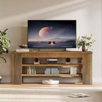 Lantine TV Stand for TVs up to 55 Inch, Entertainment Center with Open Storage Shelves, Modern Media Console Table for Living Room, Bedroom