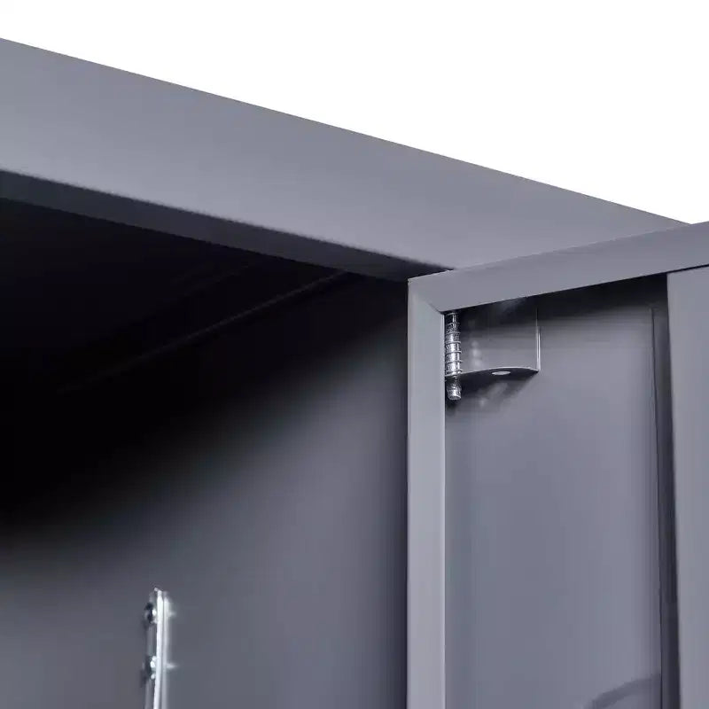 Metallspind, grauer Stahlschrank mit unabhängigen Schlössern (für Mitarbeiter/Fitnessstudio/Büro/Schule)