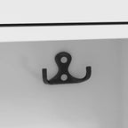 Wandhängender Badezimmerschrank, - Badezimmerschrank mit verstellbaren Regalböden & für Badezimmer oder Eingangsbereich, Weiß