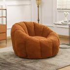 YOSIMFUR Bean Bag Chair, Bean Bag Sofa Chair with Armrests Stuffed High-Density Foam, Lazy Sofa Comfy Chairs BeanBag Chair for Adults in Living Room