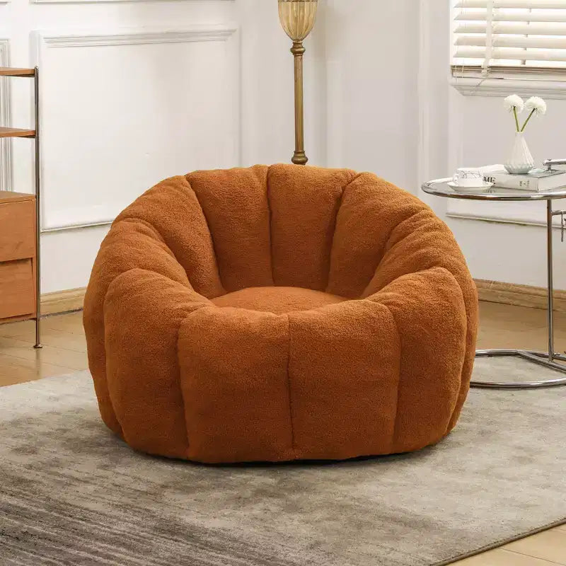 Sitzsackstuhl, Sitzsacksofa mit Armlehnen, gefüllt mit hochdichtem Schaumstoff, faules Sofa, bequemer Sitzsackstuhl für Erwachsene im Wohnzimmer