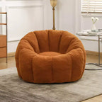 Sitzsackstuhl, Sitzsacksofa mit Armlehnen, gefüllt mit hochdichtem Schaumstoff, faules Sofa, bequemer Sitzsackstuhl für Erwachsene im Wohnzimmer