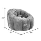 Sitzsackstuhl, Sitzsacksofa mit Armlehnen, gefüllt mit hochdichtem Schaumstoff, faules Sofa, bequemer Sitzsackstuhl für Erwachsene im Wohnzimmer