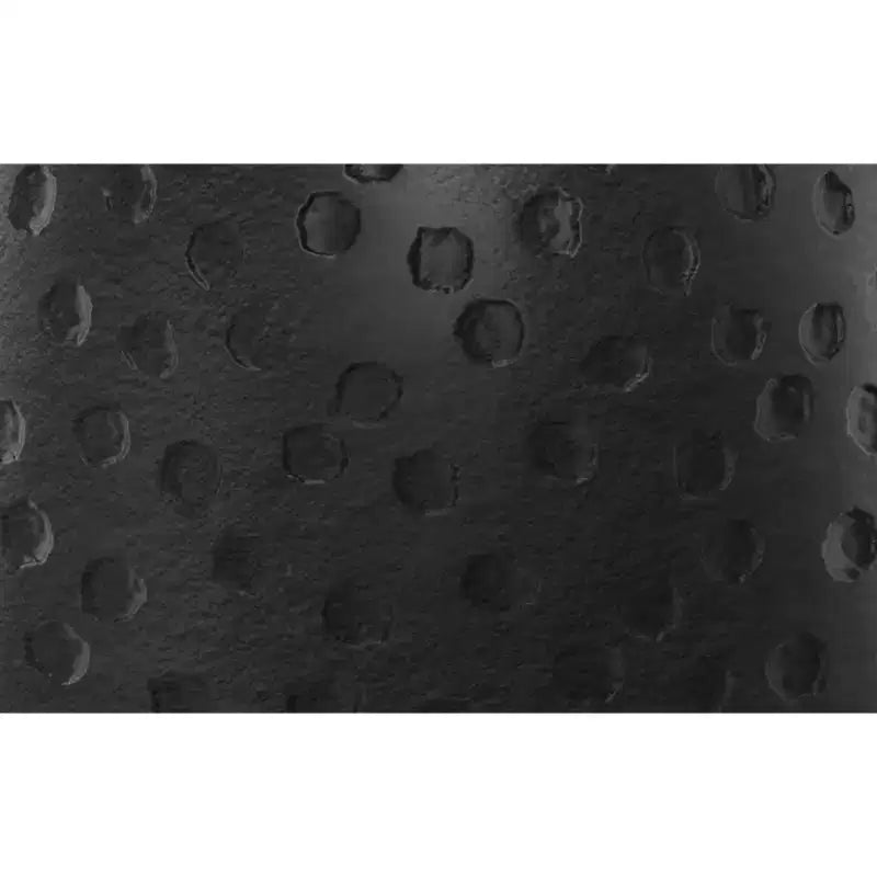 16 Zoll breiter runder Beistelltisch, modern, schwarz