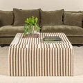 Couchtisch Creme & Braun: Quadratisch Keine Montage MDF 4 Beine