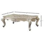 57" Bently Couchtisch mit Marmorplatte und Champagner