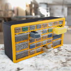 Kleinteile-Organizer, Gelb
