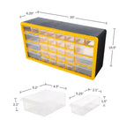 Kleinteile-Organizer, Gelb