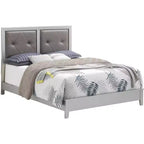 Gepolstertes Queen-Panel-Bett