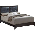 Gepolstertes Queen-Panel-Bett