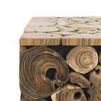 Hocker, helle Eiche/schwarz