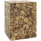 Hocker, helle Eiche/schwarz
