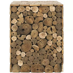 Hocker, helle Eiche/schwarz