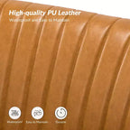 47 Zeitgenössisches Ohrensessel-Loveseat für Wohn- und Schlafzimmer, bequemes, armloses Sofa mit Metallbeinen