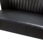 47 Zeitgenössisches Ohrensessel-Loveseat für Wohn- und Schlafzimmer, bequemes, armloses Sofa mit Metallbeinen