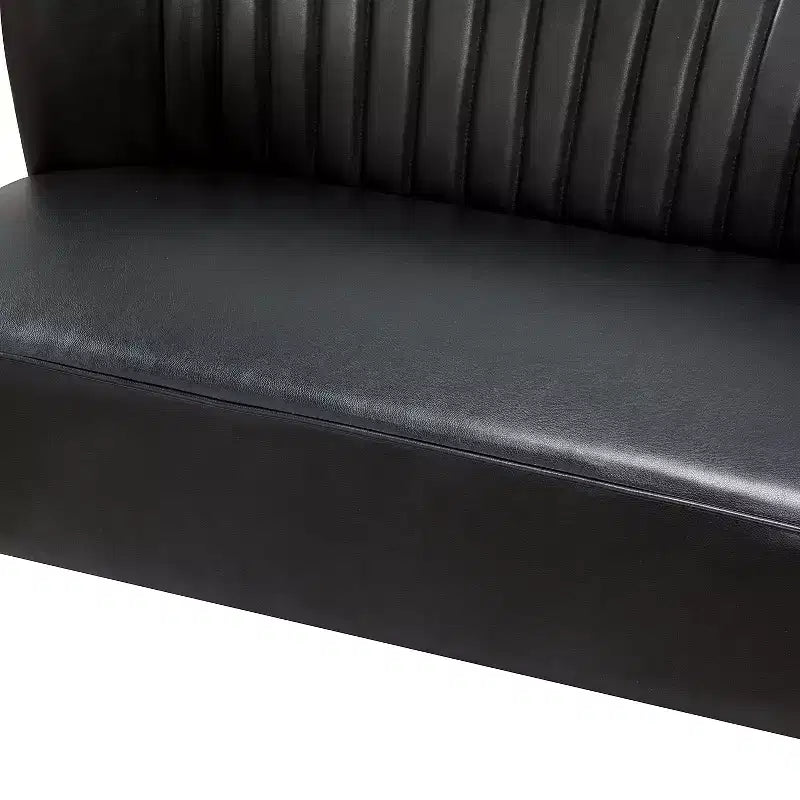 47 Zeitgenössisches Ohrensessel-Loveseat für Wohn- und Schlafzimmer, bequemes, armloses Sofa mit Metallbeinen