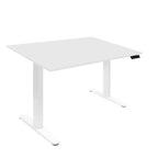 Mount-It! Dual Motor Electric Standing Desk with 48 Tabletop, White