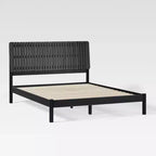Saracina Home Queen Vertical Slat Headboard Bed