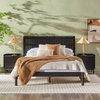 Kopfteilbett mit vertikalen Latten, Queen-Size