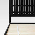 Kopfteilbett mit vertikalen Latten, Queen-Size