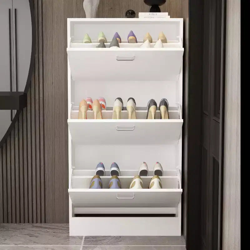 Modernes Schuhschrank-Regal für den Eingangsbereich mit 3 Ablagen