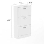 Modernes Schuhschrank-Regal für den Eingangsbereich mit 3 Ablagen