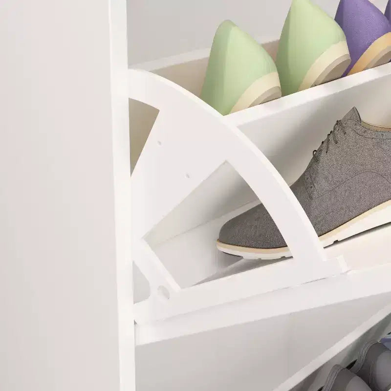 Modernes Schuhschrank-Regal für den Eingangsbereich mit 3 Ablagen