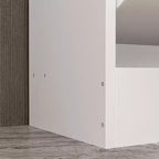 Modernes Schuhschrank-Regal für den Eingangsbereich mit 3 Ablagen